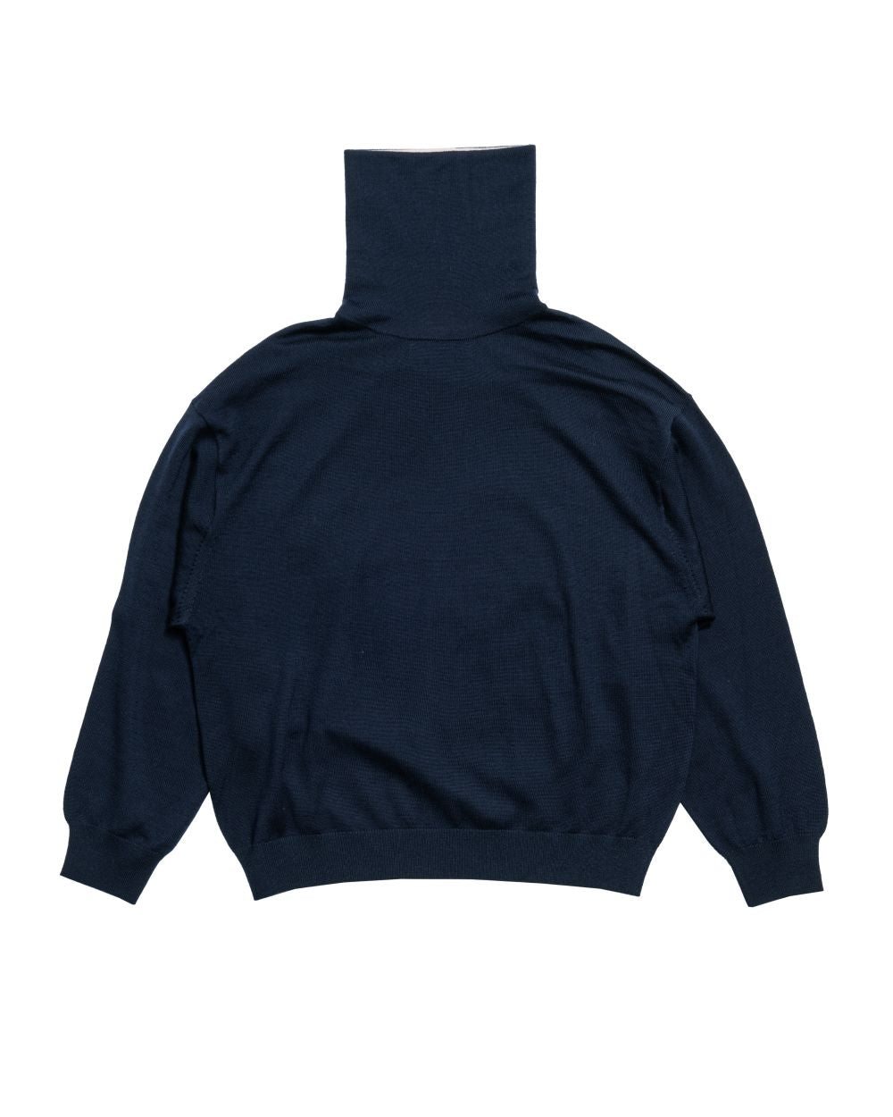 Merino Wool Turtleneck Sweater[NAVY]
