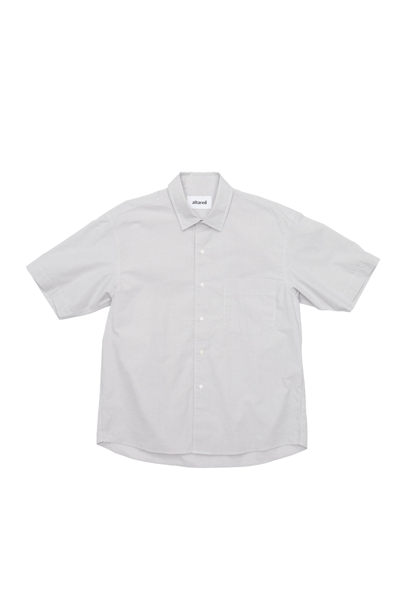 Regular S/S Shirts[WHITE*BLUE CHECK]