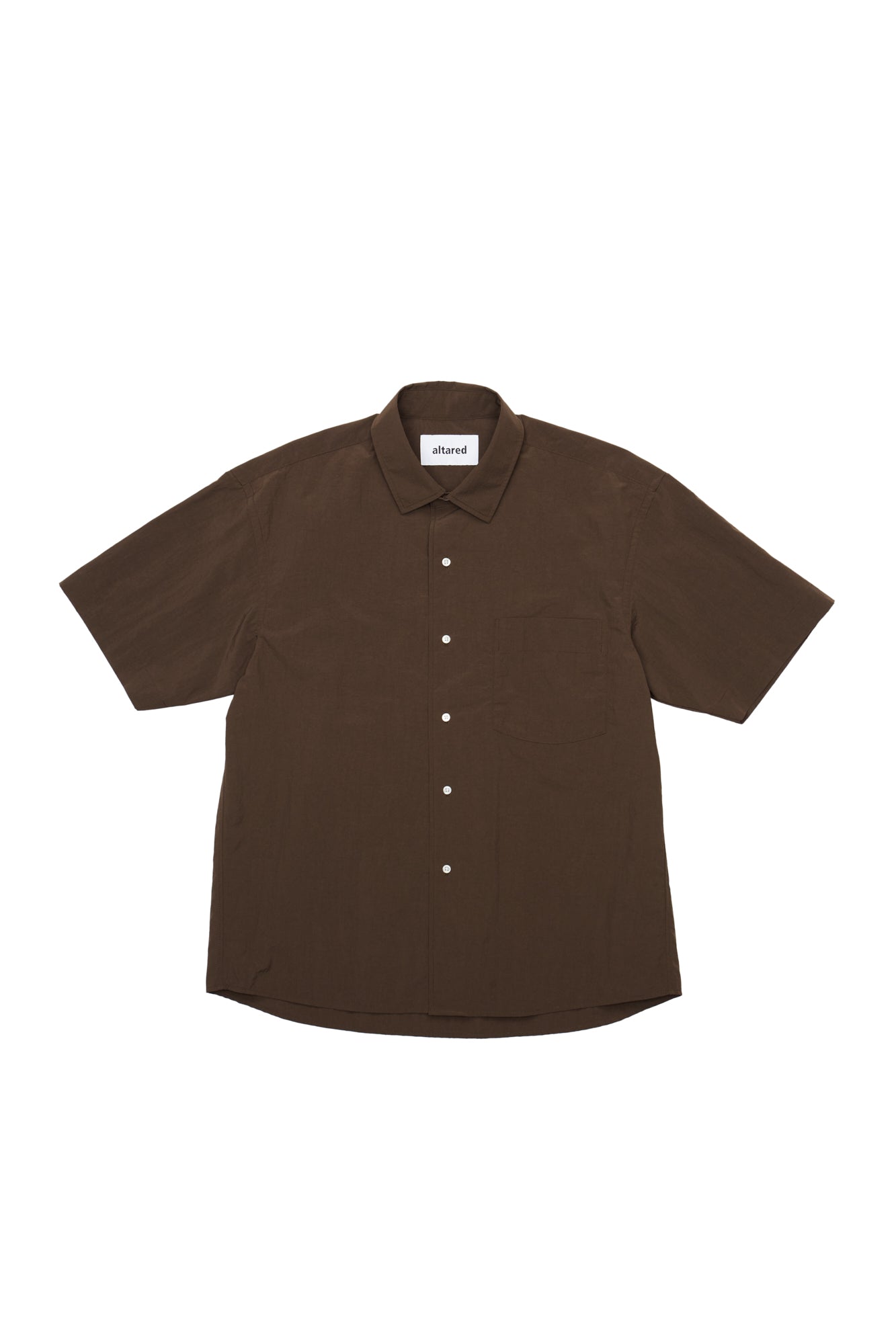 Regular S/S Shirts[BROWN]