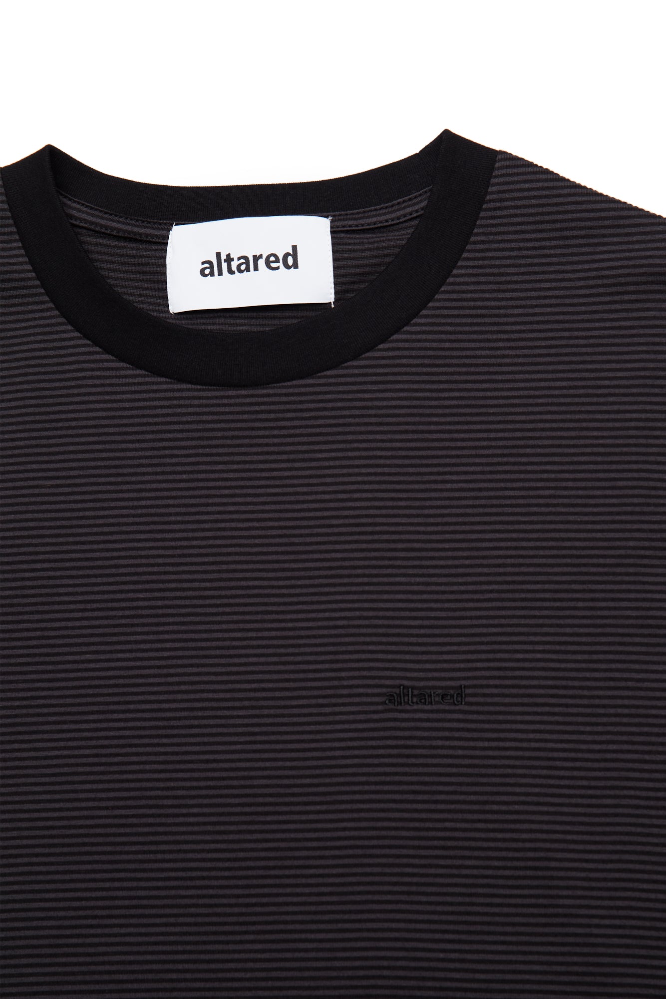 Border Basic Tee [D.GRAY×BLACK]