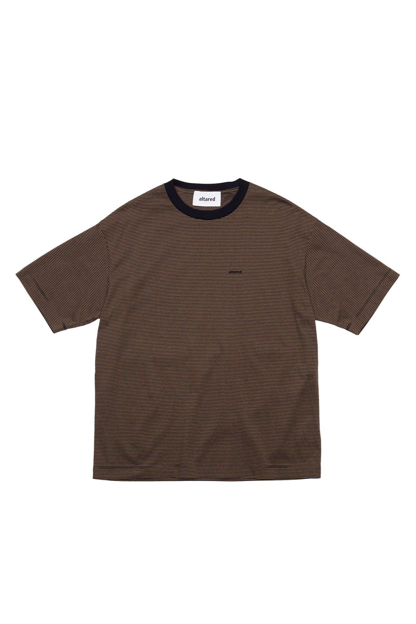 Border Basic Tee [KHAKI×D.NAVY]