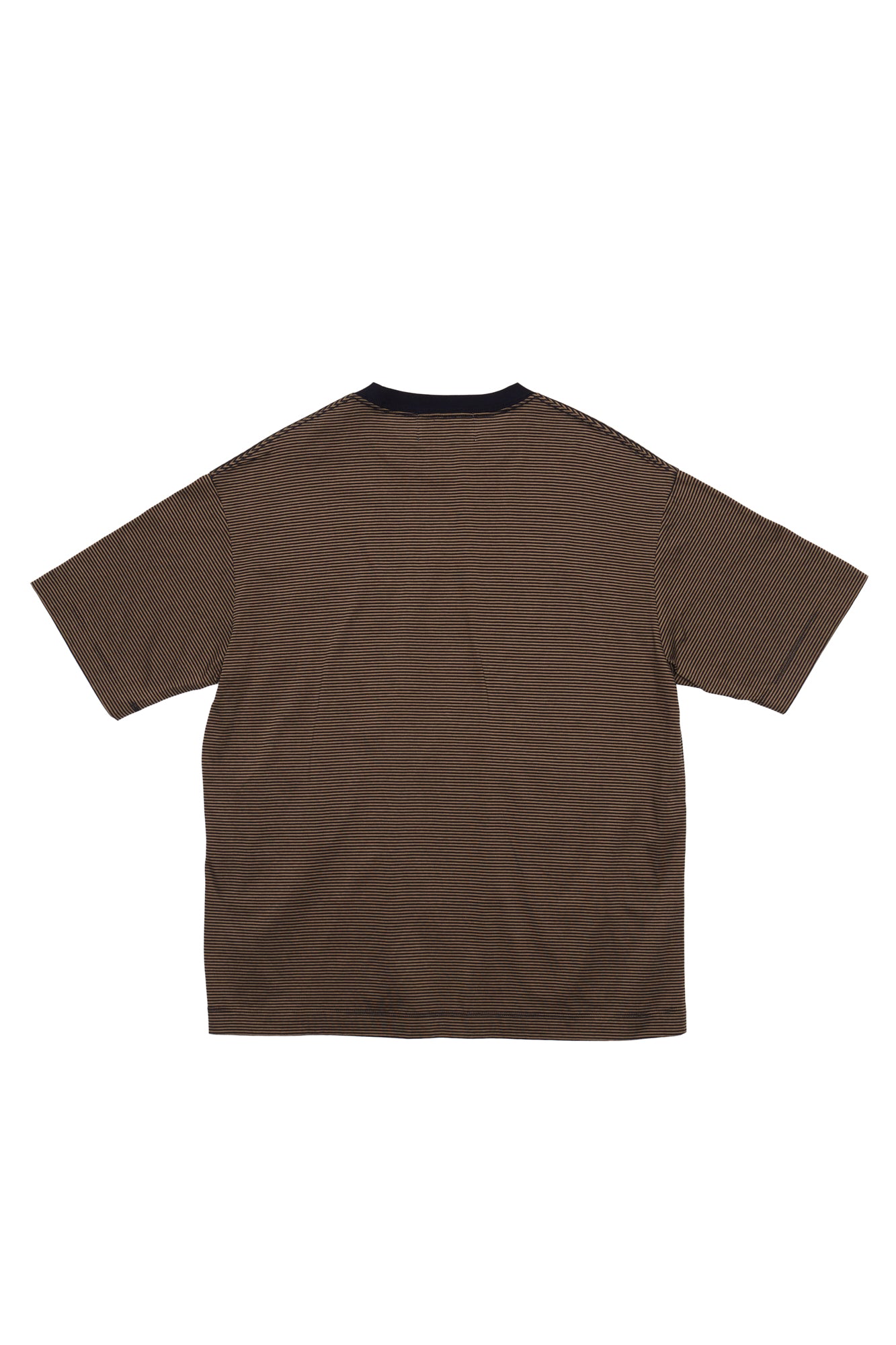 Border Basic Tee [KHAKI×D.NAVY]