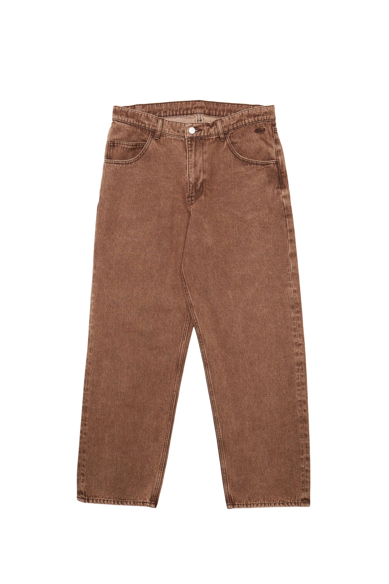 Color Denim Pants[BROWN]