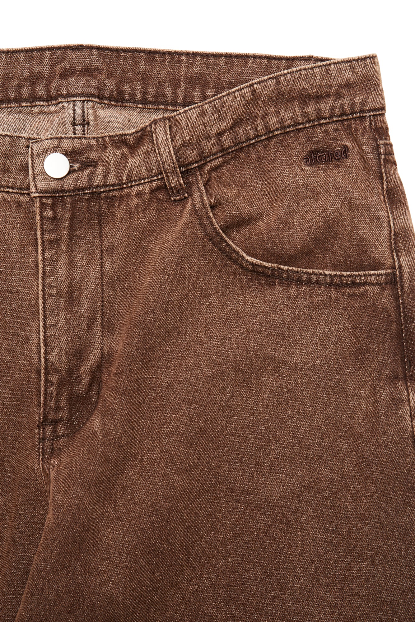 Color Denim Pants[BROWN]