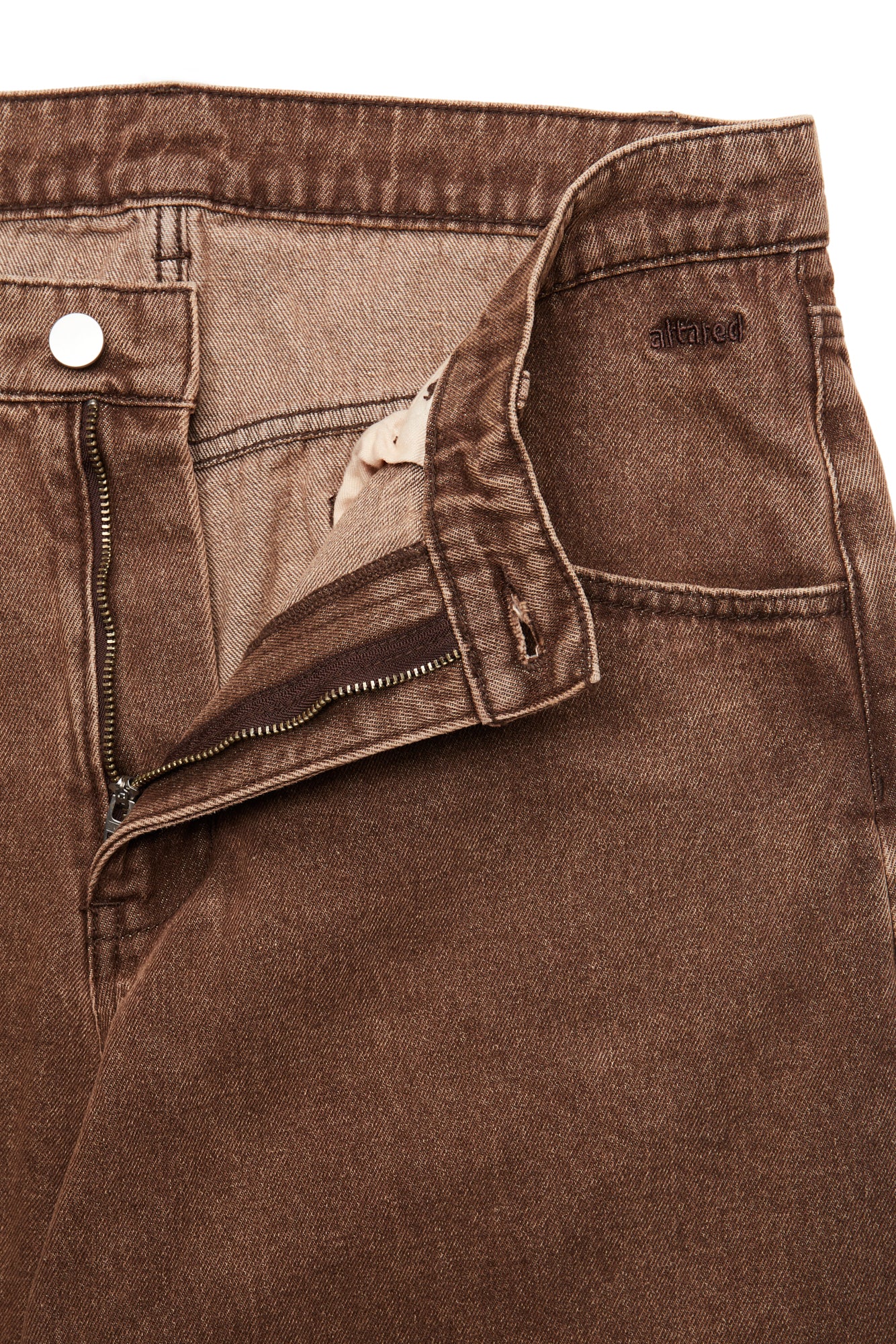 Color Denim Pants[BROWN]