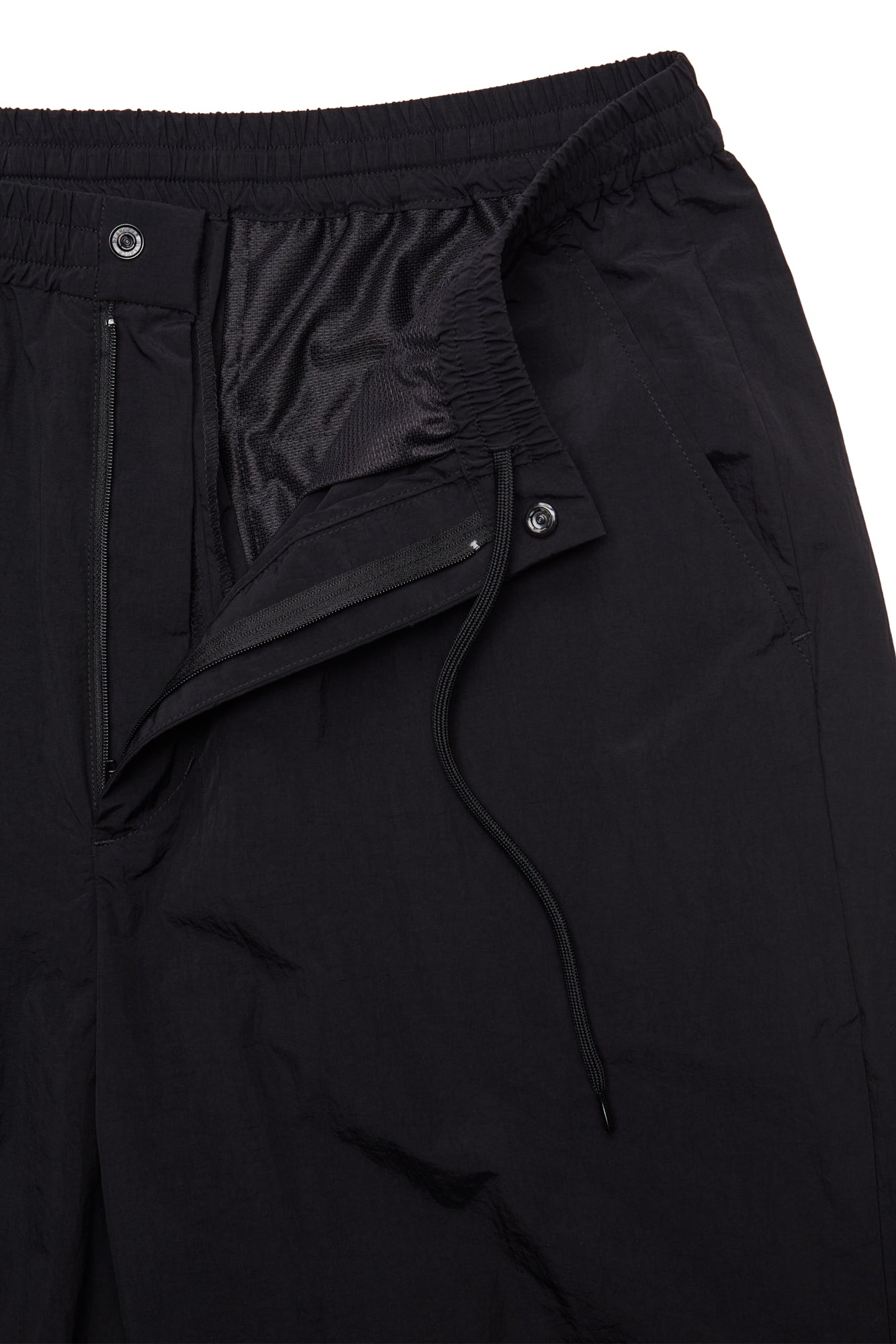 Nylon Washer Track Pants[BLACK]