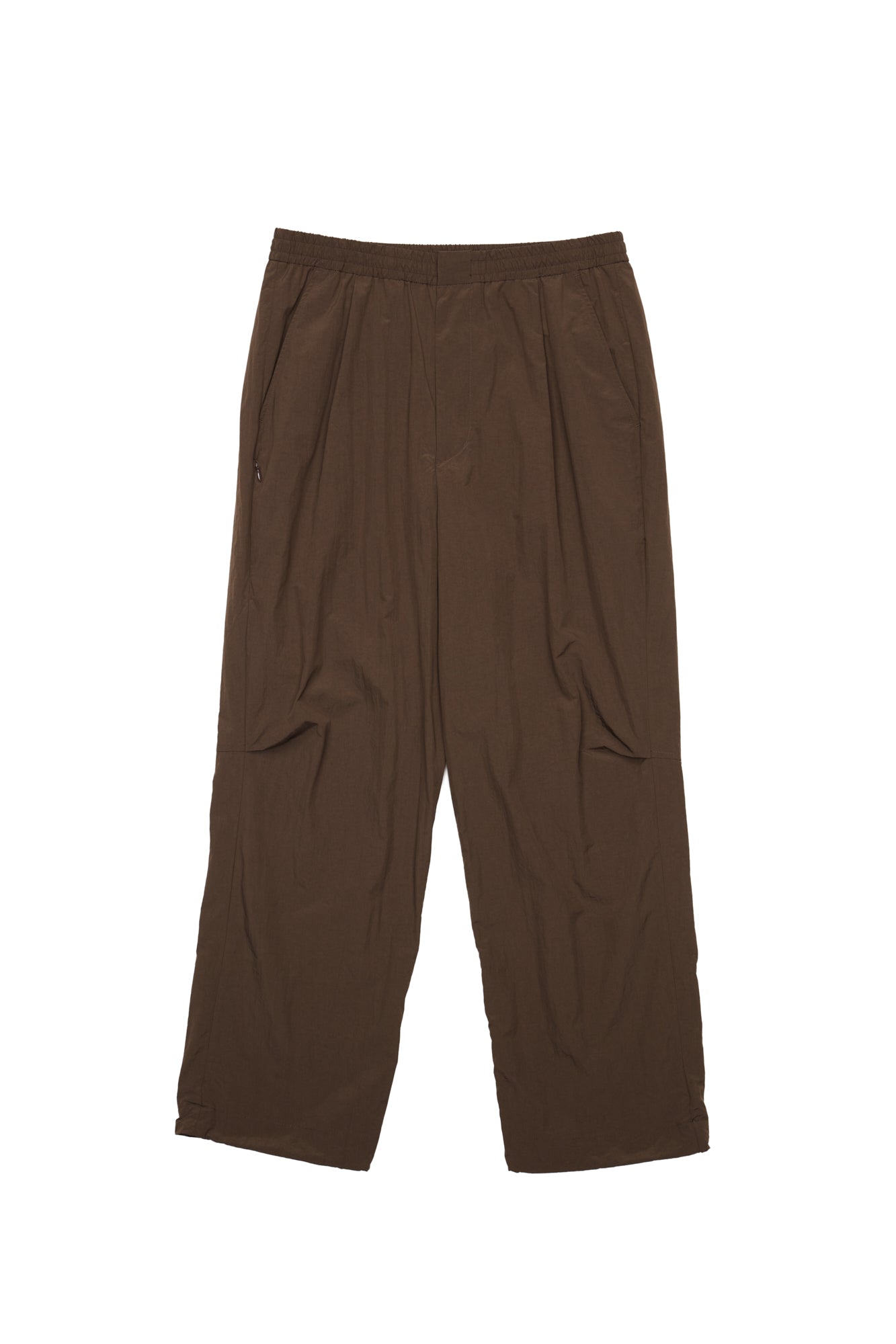 Nylon Washer Track Pants[BROWN]