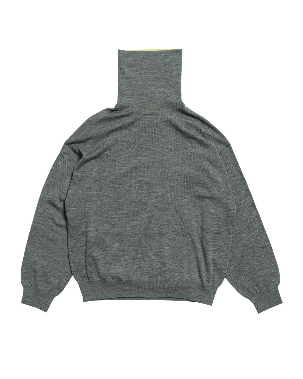 Merino Wool Turtleneck Sweater[M.GRAY]