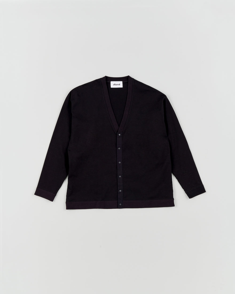 Cotton Cut&Sewn Cardigan[BLACK]