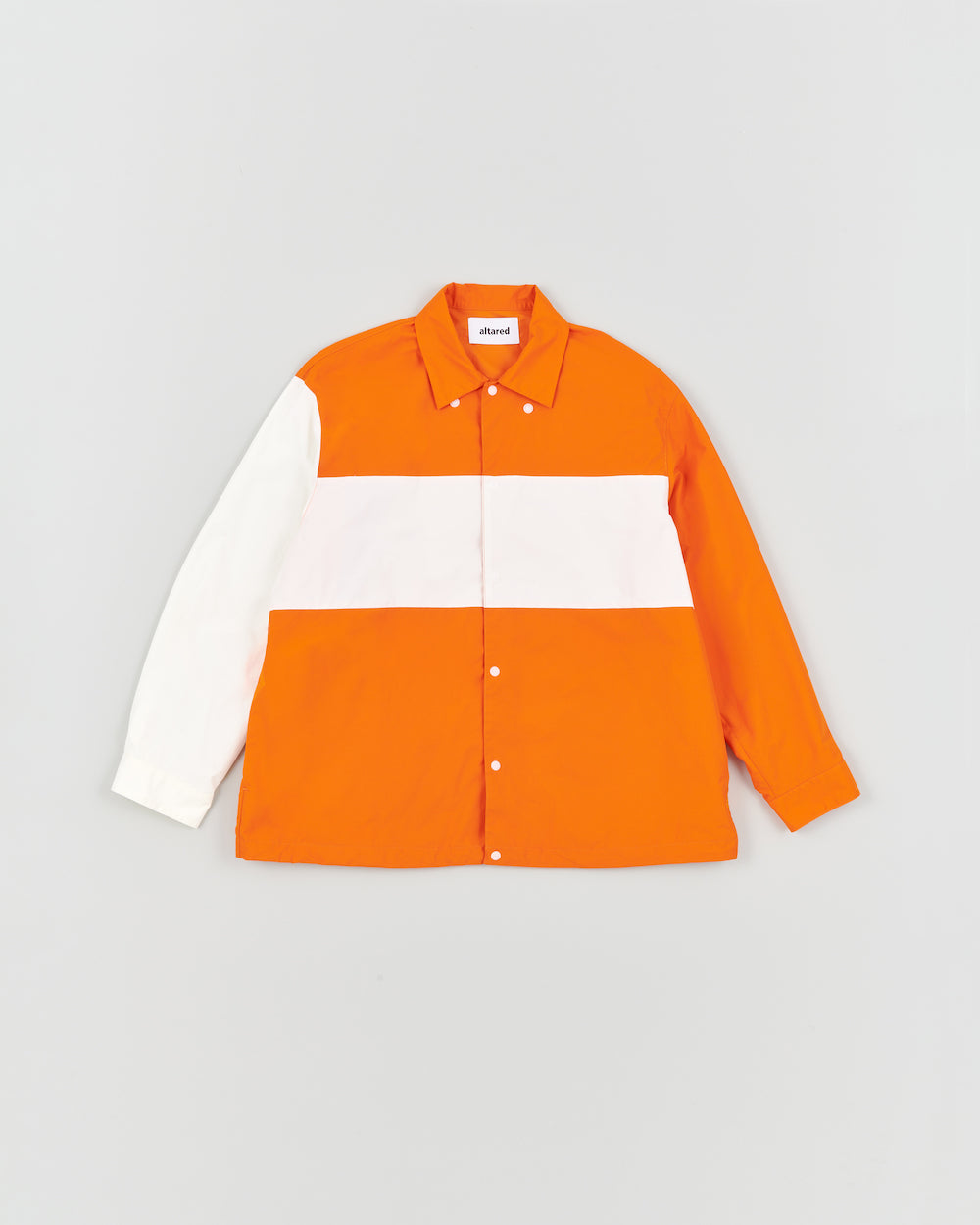 Bicolor Shirt Blouson[ORANGE]
