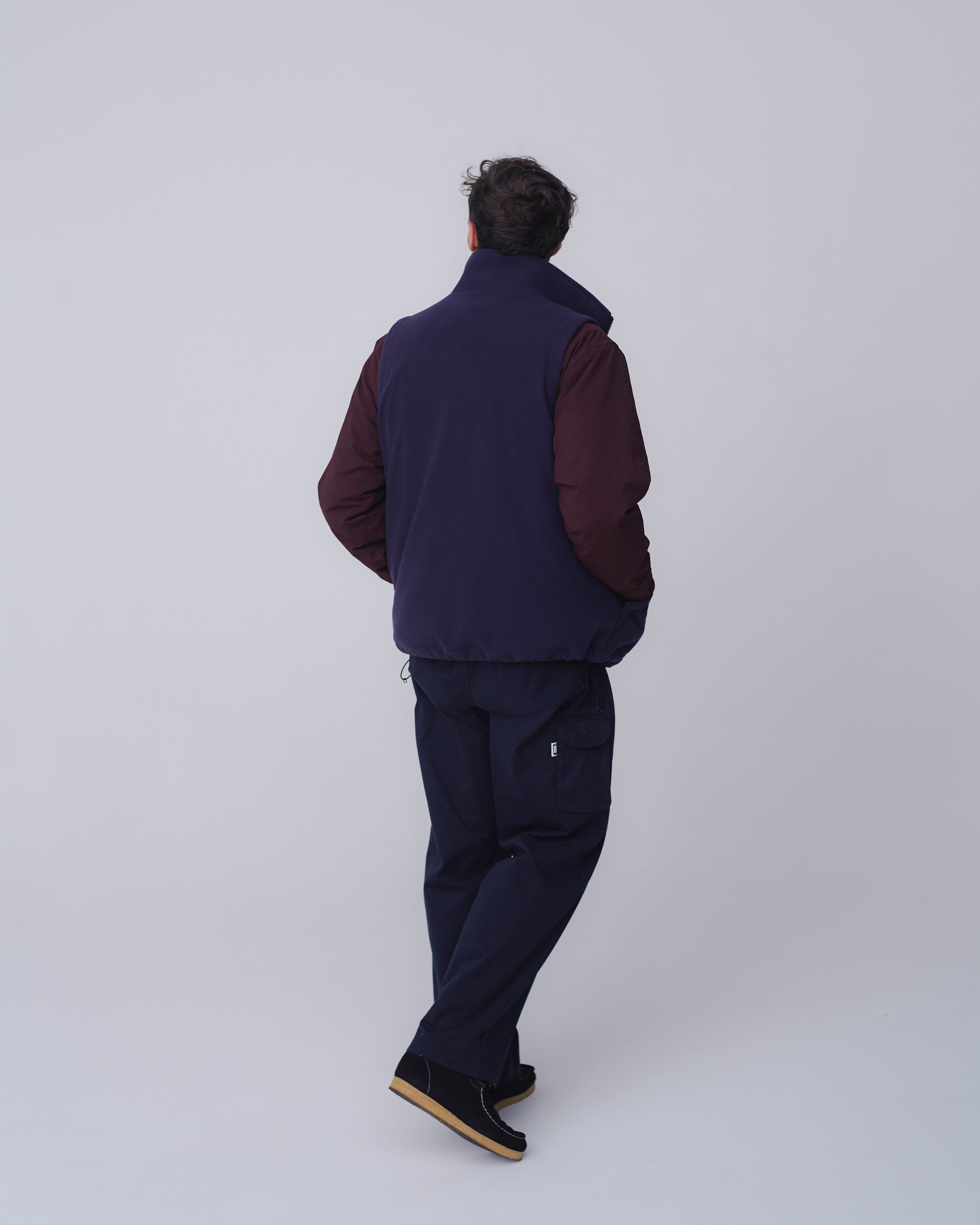 Cellphone Pocket Chino Trousers[NAVY]