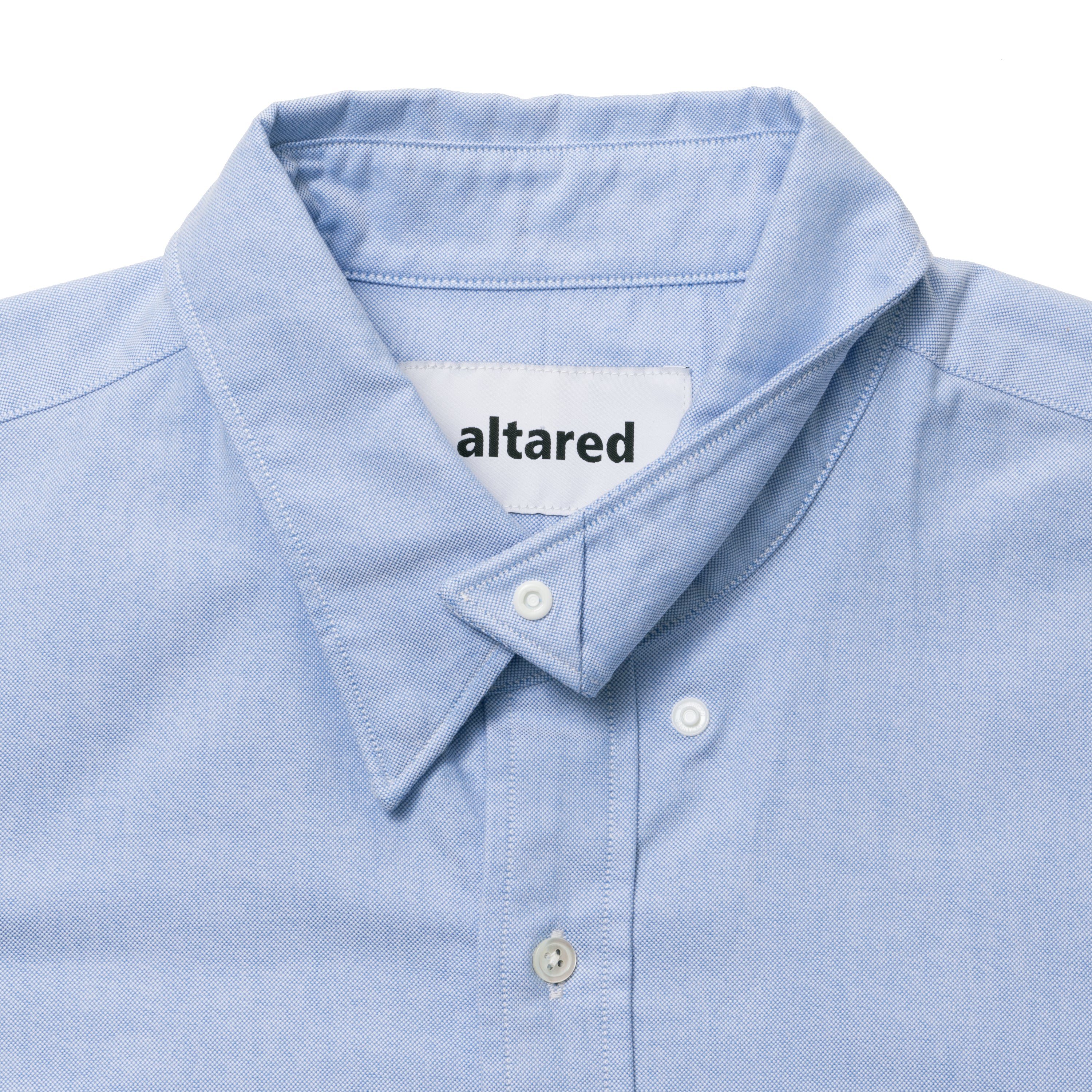 Cellphone Pocket Oxford Button Down Shirts[SAX]