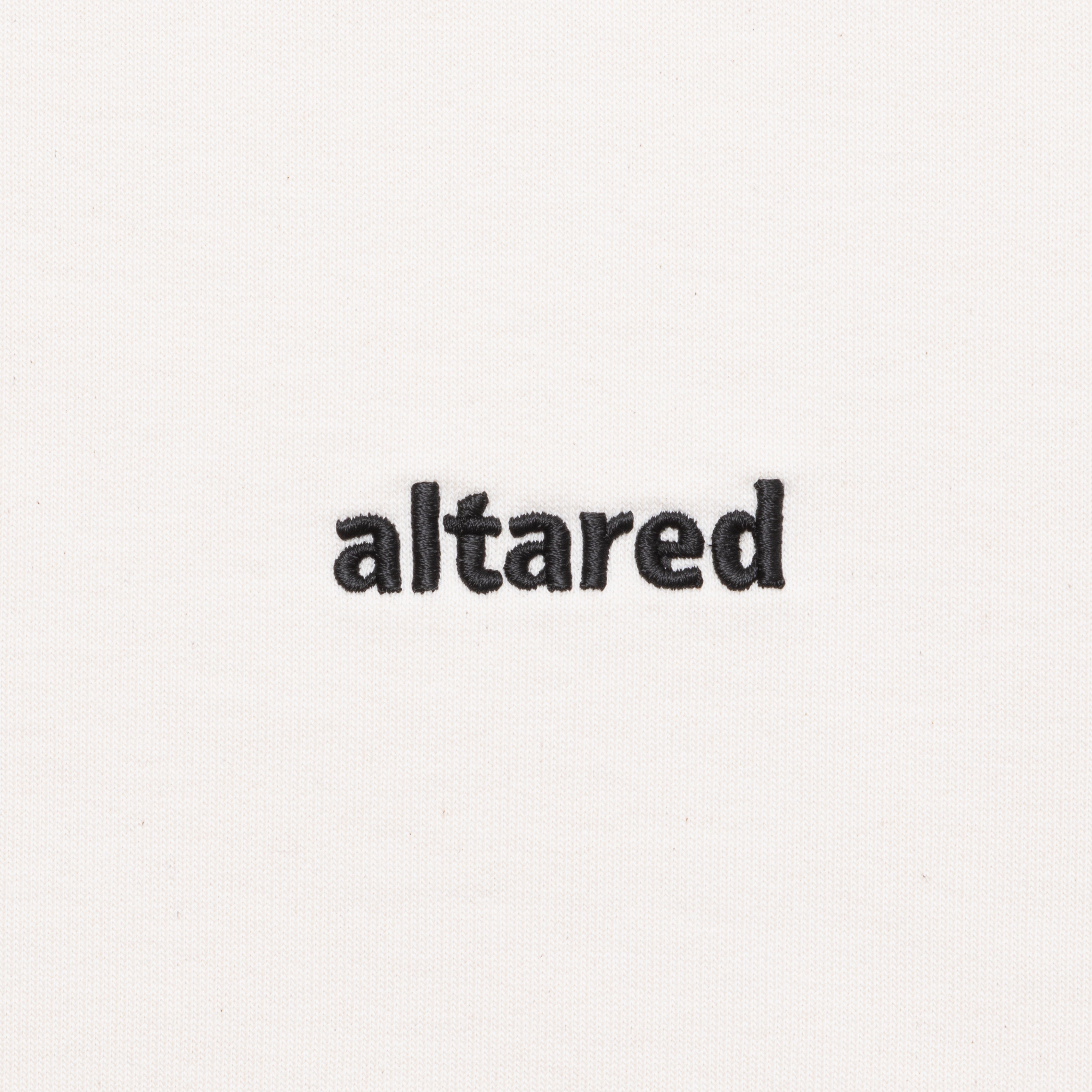 altared/Logo 3D Embroidery Pleated Sleeve Crew Neck Sweat[ECRU]