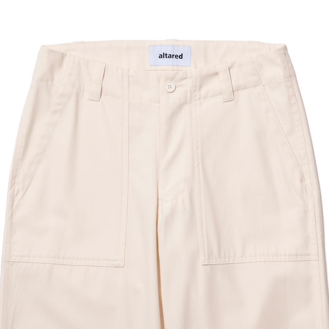 High Twist Organic Cotton Baker Pants[WHITE]