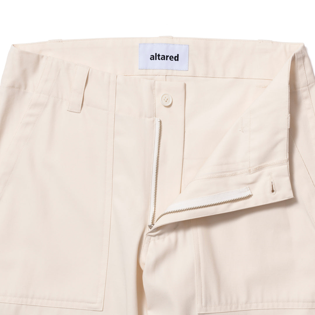 High Twist Organic Cotton Baker Pants[WHITE]